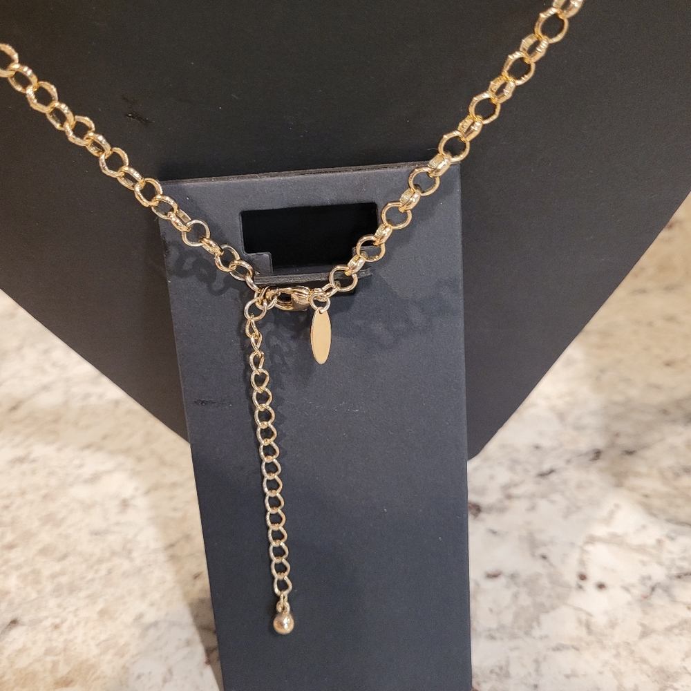 Tasha Orange Statement Necklace - image 3